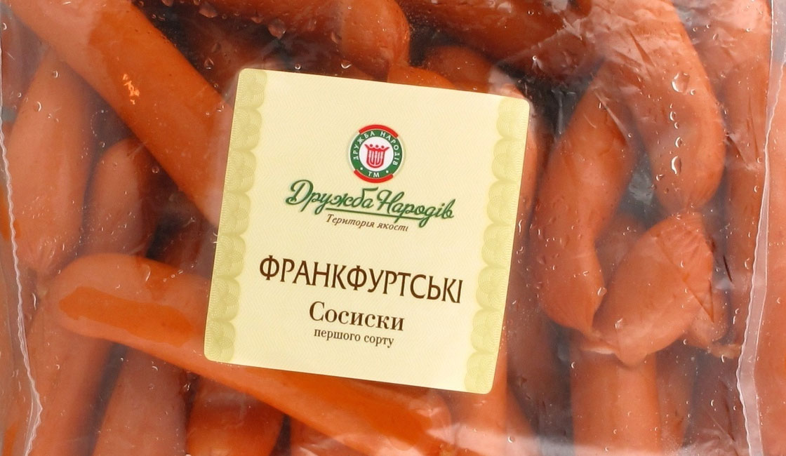 этикетка для сосисок